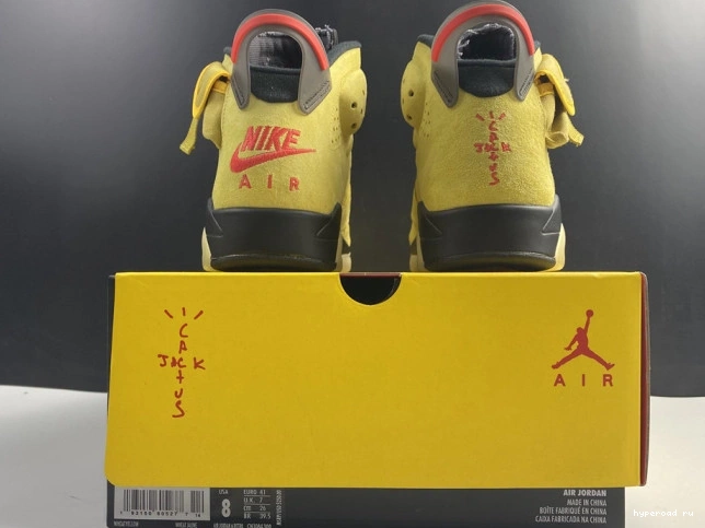 SCOTT TRAVIS AIR CN1084-300 X YELLOW 6 JORDAN 0728
